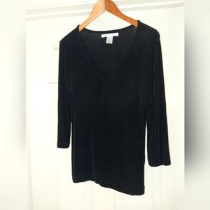 Kiara black dress shirt